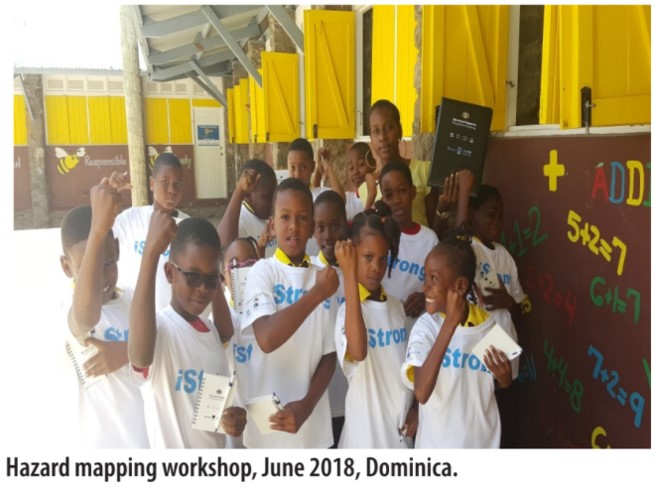 Hazard mapping workshop, June 2018, Dominica